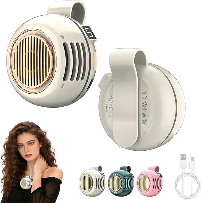 Portable Clip Fan — Rechargeable Mini Fan with 3 Speed Settings (Copia)